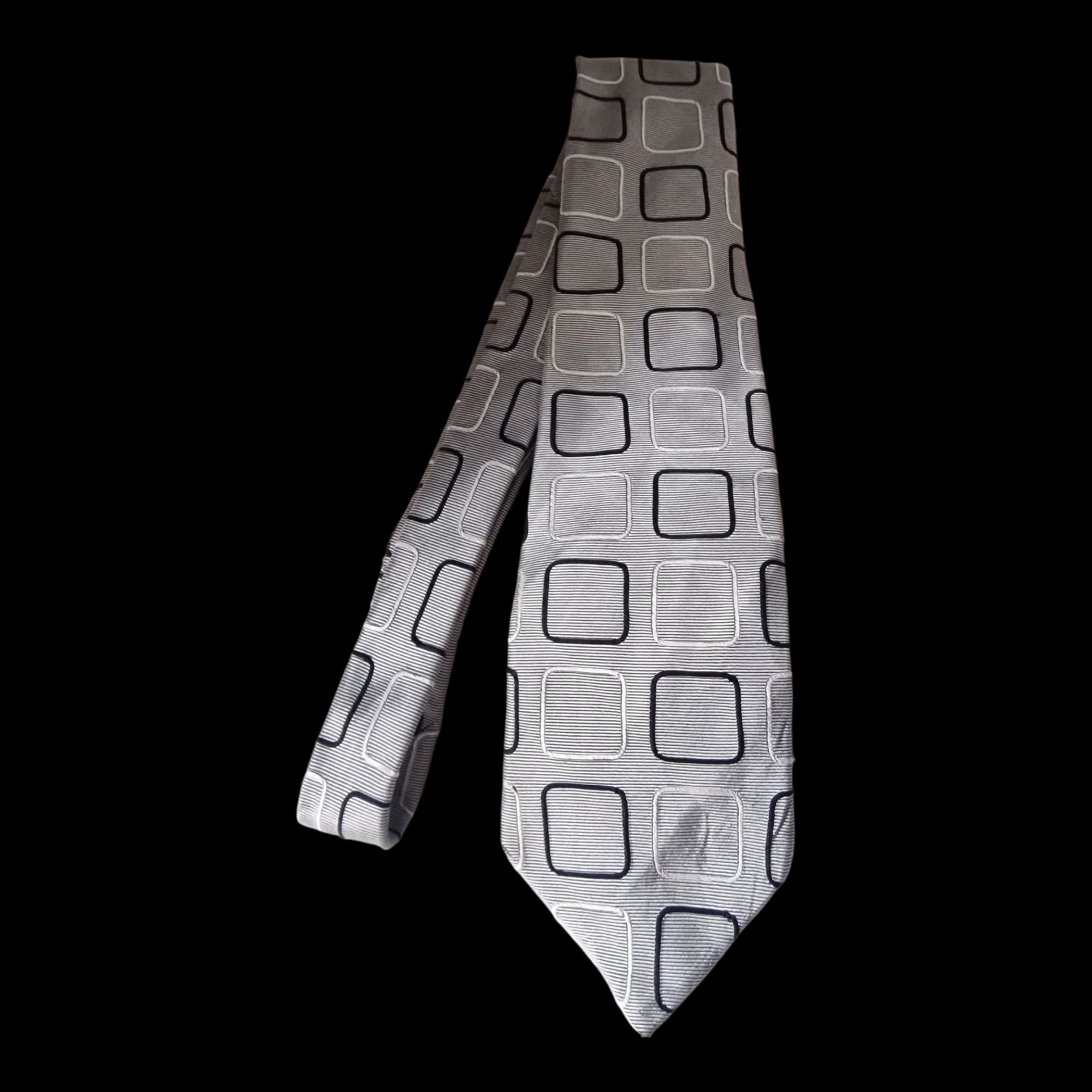 Harrods Grey Silk Tie - Ties - 2 - 1081